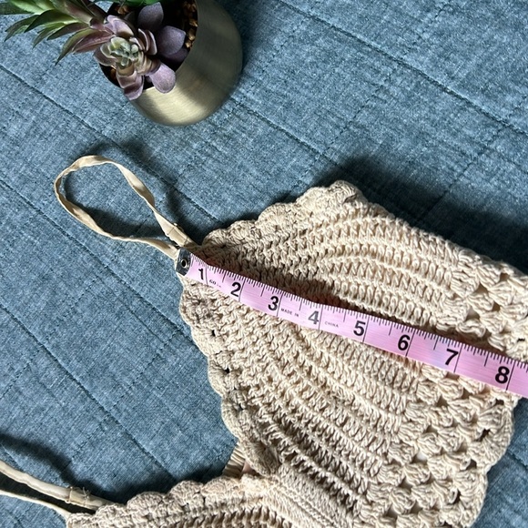 FESTIVAL Fairy Crochet Bralette 100% Cotton in Natural  | XS - Picture 5 of 5
